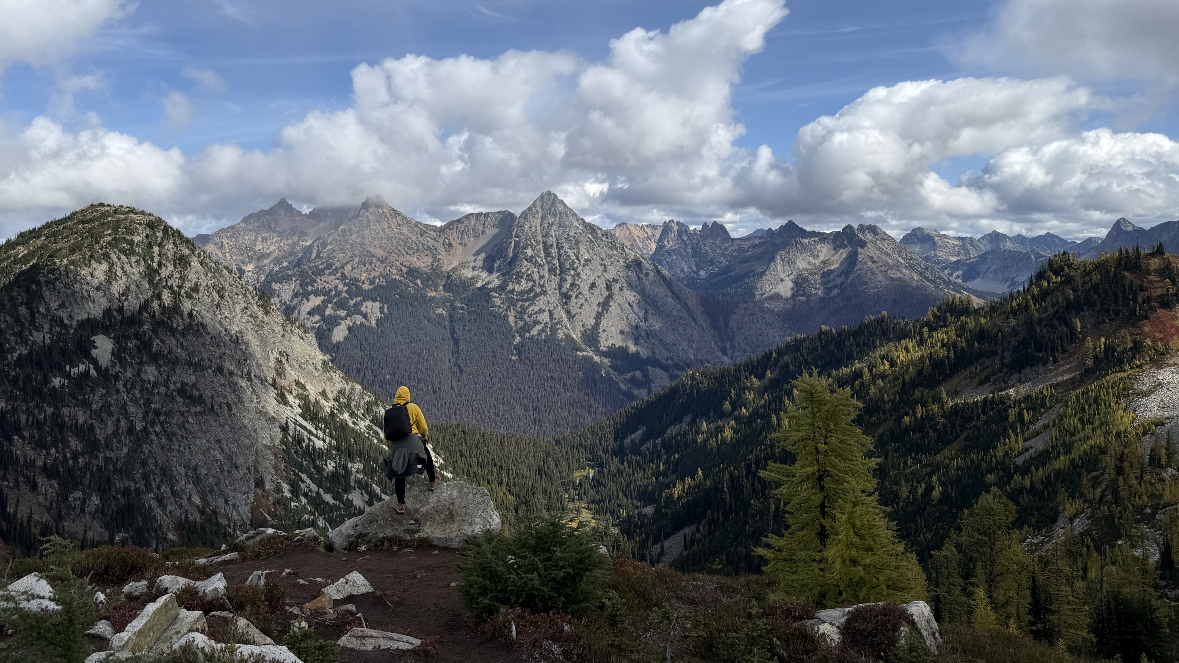 Profile Picture of Rohan at the North Cascades national park  with mountains on the horizon